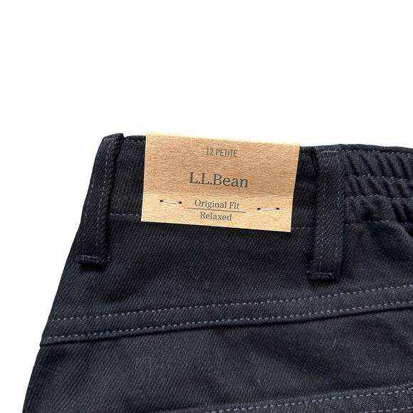 L.L. Bean Women's 12 Petite Original Relaxed Fit Jeans 299541 - Picture 4 of 5